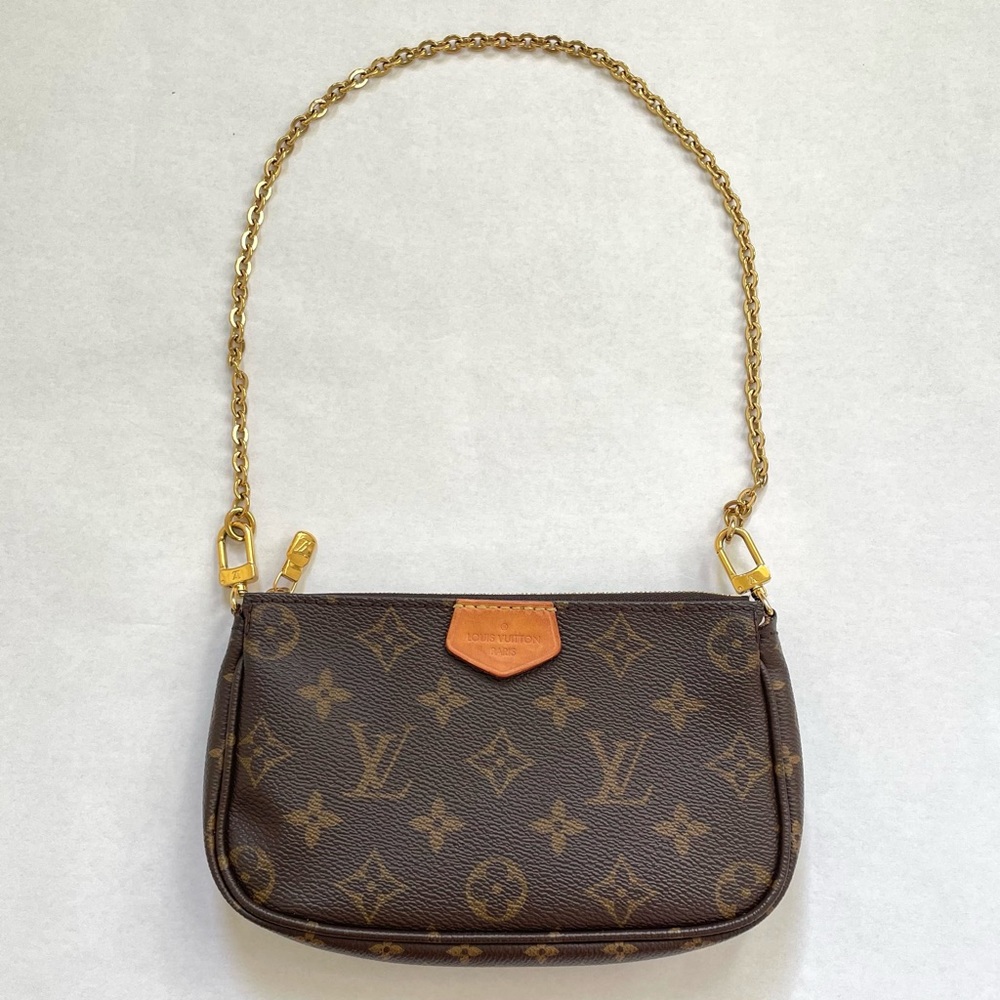 Louis Vuitton Multi Pochette Mini Small Chain Strap Shoulder Bag